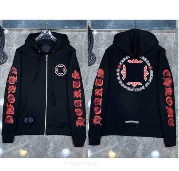 

hoodies & sweatshirts luxury designer sanskrit graffiti hooded sweater pullover casual coat sweatshirt 7 xme6 xme6, Black