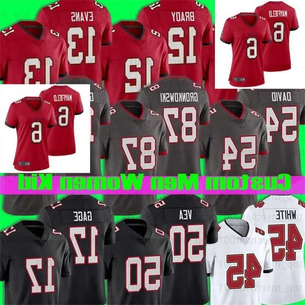 

custom baker mayfield tampas bayes football buccaneeres jersey mike evans devin white tom brady rob gronkowski nfltaak chris godwin jerseys