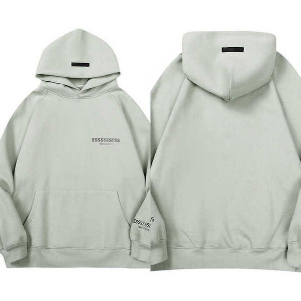 

classics men's luxury sweatshirts essss entials tracksuits letter hoodies men women sportswear hooded pant coat sweater pullover coupl, Gray