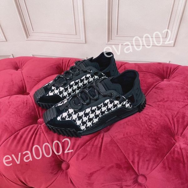 

new quality designer sneakers calfskin casual shoes fashion reflective shoes men women sneaker vintage trainers increasing leather platform, Black