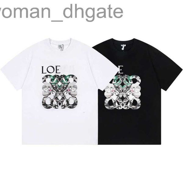 

men's t-shirts designerhigh-version spring and summer new dragon cat series printed cotton short sleeve t-shirt b4fs, White;black