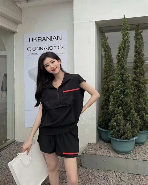 

women's two piece pants quality womens tracksuits fashions sports hoodie sweat set suits designers letter summer shorts sets black, White