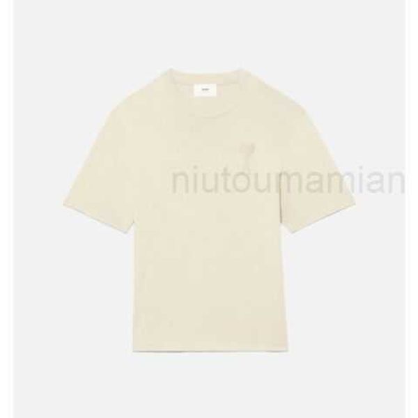 

t shirts for men women new amis and correct frozen macaron t-shirt heart candy embroidery men's short women's sleeve summer xddc, White;black