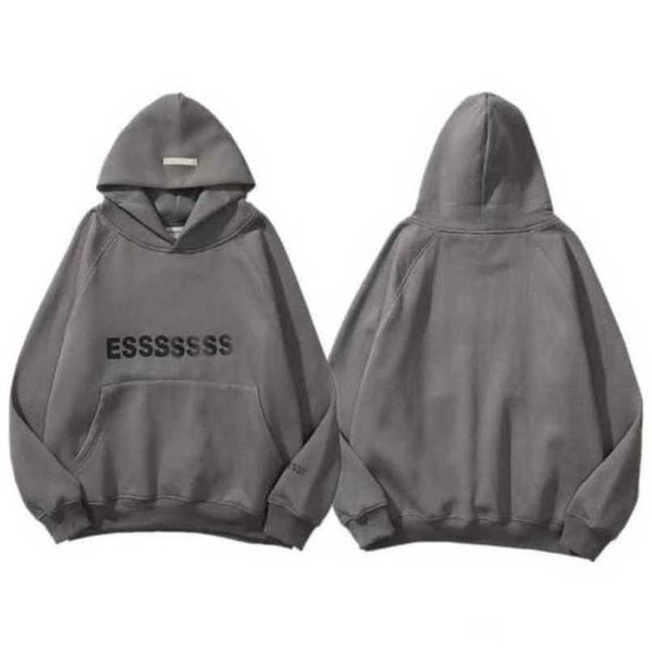 

men's luxury classics tracksuits essss entials sweatshirts letter hoodies men women sportswear hooded pant coat sweater pullover coupl, Black