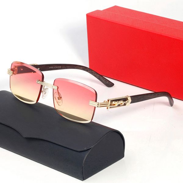 

funky sunglasses for women designer transparent mens rectangle goggle carti glasses gold metal frameless wooden fashion sports luxury eyegla, White;black