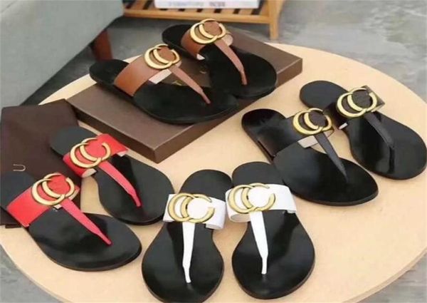 

designer woman slippers men slipper gear bottoms flip flops women luxury sandals fashion causal flip flop size 3546 with box9741547, Black