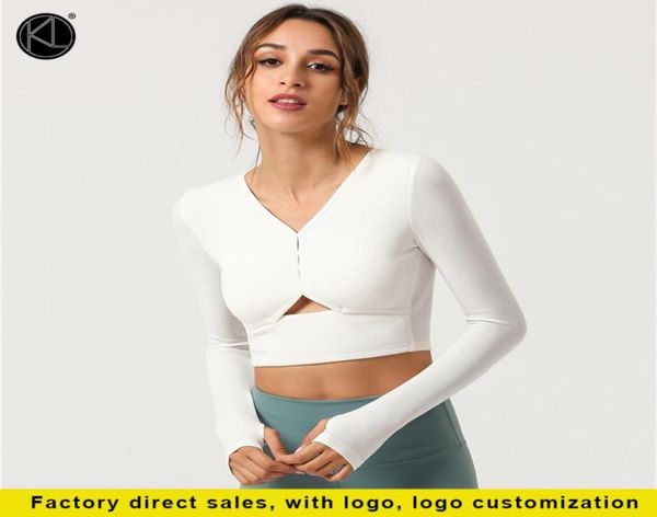

women long sleeve yoga sports crop fitness running quickdrying breathable tight yoga clothes2193860