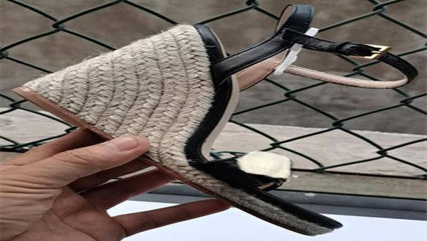 

women039s sandals large wedge open toe fashion buckle gold white black 34438684478