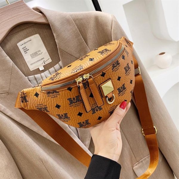 

luxury fanny pack designer waist chest bag brown crossbody bags for women fashion purse and handbags korean bum bag wallet257w