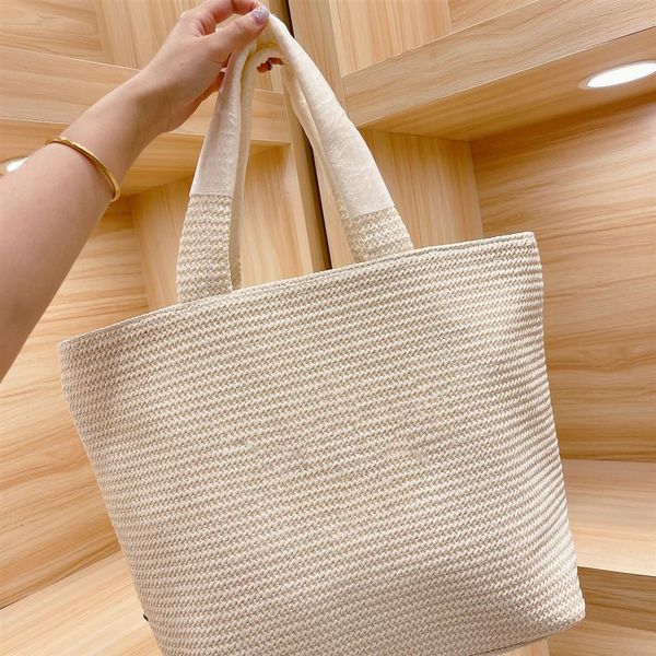 

luxurys designers bags handbag women shopping bag large quantity totes high quanlity female shoulder bagss big brand flax material274v