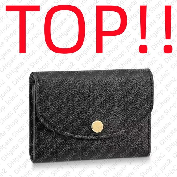 

coin purses m81455 rosalie coin purse designer card holder key pouch mini short compact wallet pochette empreinte leather, Red;black