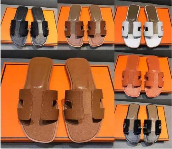 

h womens summer sandals beach slide slippers crocodile skin leather flip flops heels ladies sandali fashion designs orange sc2473453, Black