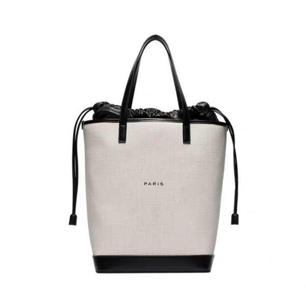 

2022 outdoor summer bag big capacity canvas tote for women designer brand reusable shopping bag teddy ladies shoulder new246h