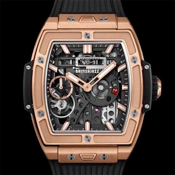 

luxury milles milles watch barrel shaped explosion fashion trend fully automatic mechanical watch mens large dial black technology outdoor s, Slivery;black