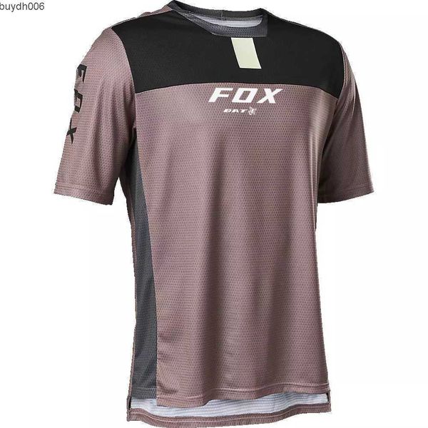 

ybzp men's t shirt 2023 new style downhill jerseys bat fox mountain bike mtb offroad dh motorcycle jersey motocross sportwear, White;black