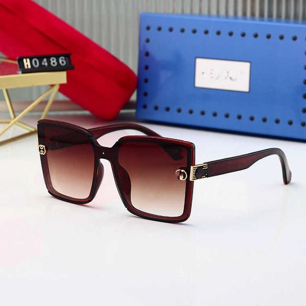 

frames 2023 new live broadcast box light luxury fashion with women's sunglasses, White;black