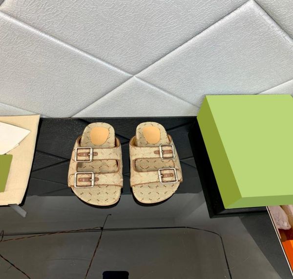 

double g multicolor canvas slippers designer luxury men women sandals strappy buckle webbing sandal classics comfort slipper q1513977, Black