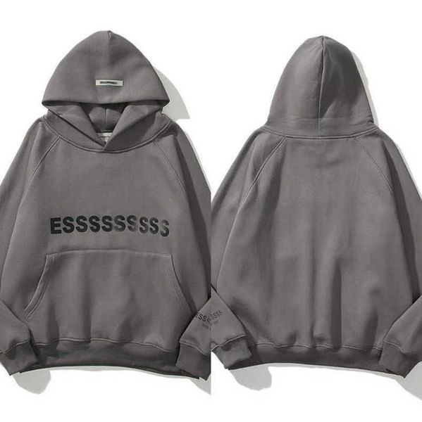 

luxury men's classics tracksuits esstionals sweatshirts letter hoodies men women sportswear hooded pant coat sweater pullover couple h, Gray