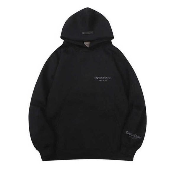 

men's fashion luxury sweatshirts esss entials tracksuits letter hoodies men women sportswear hooded pant coat sweater pullover couple, Gray