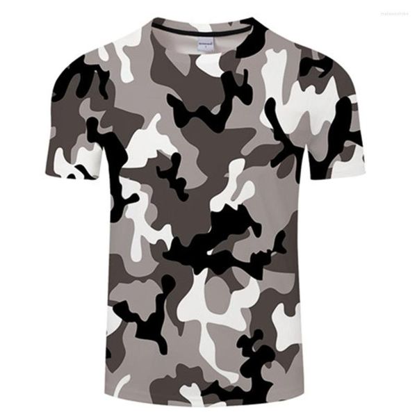 

men's t-shirts t red gray green camouflage clothing 3d printed tshirt men short sleeve tee shirt brand funny tees asian size, White;black