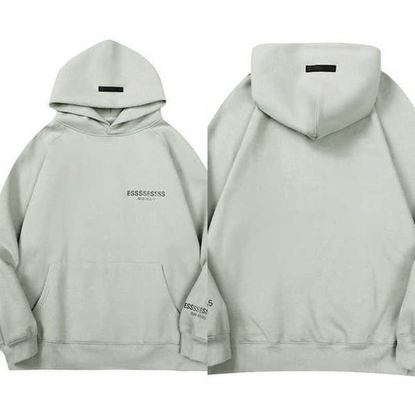 

classics men's luxury sweatshirts esss entials tracksuits letter hoodies men women sportswear hooded pant coat sweater pullover couple, Black
