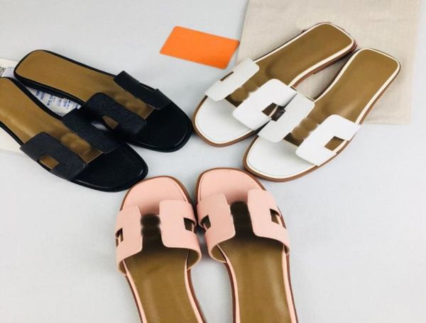 

pretty women paris slippers beach slide classic flat sandals fashion designs orange scuffs shoes2026011, Black
