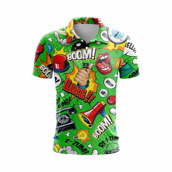 

outdoor t shirts 2023 polo men s t shirt printed golf tennis casual breathable short sleeves jersey sports clothing 230420, Gray;blue