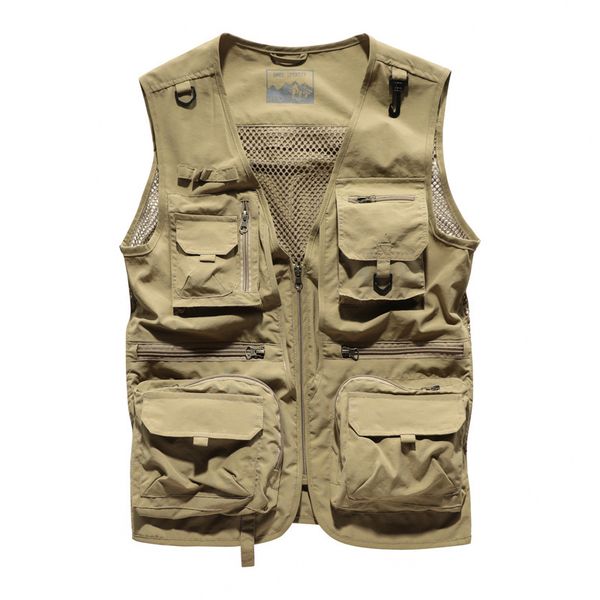 

men's vests man coat bomber jacket vests of men working coats golf mens clothing sleeveless tactical military 230420, Black;white