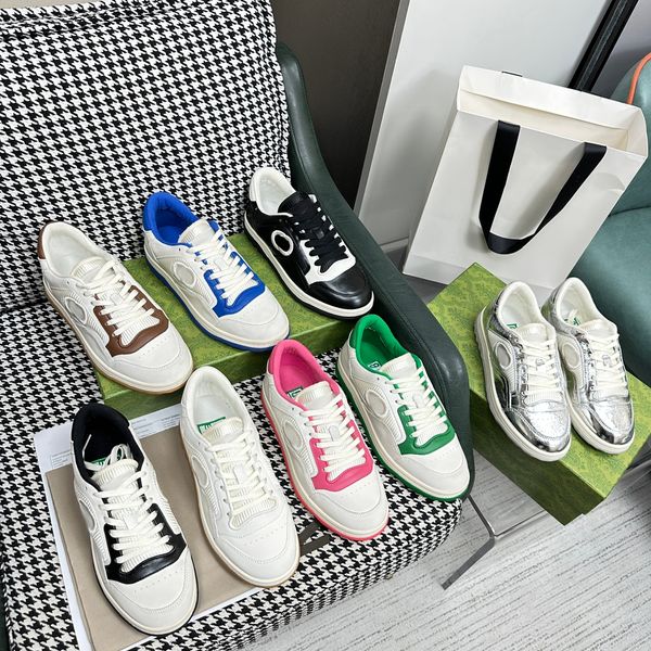 

mac80 sneaker designer casual shoes luxury men women leather sports shoes retro embroidered casual shoes, Black