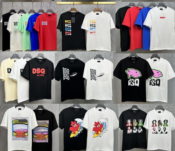 

men's t-shirts dsq goyar tees women designer depts t-shirts cottons casual luxurys clothing street shorts sleeve large size 3xl a3, White;black