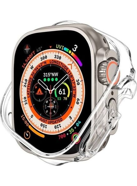 

1pc smart watch case for apple watch ultra series 8 49mm iwatch marine strap smart watch sport watch wireless charging strap box protective