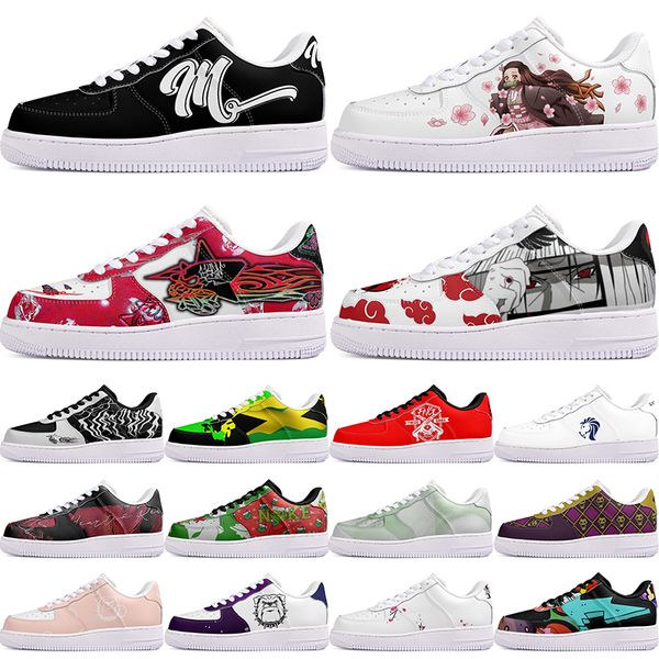

DIY shoes winter comfortable autumn mens Leisure shoes one for men women platform exquisite sneakers Classic cartoon graffiti trainers comfortable sports 3350