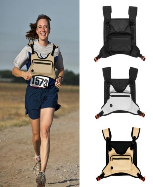 

outdoor bags men hiphop chest bag oxford tactical streetwear vest rig women functional waistcoat utility pack mj6455943