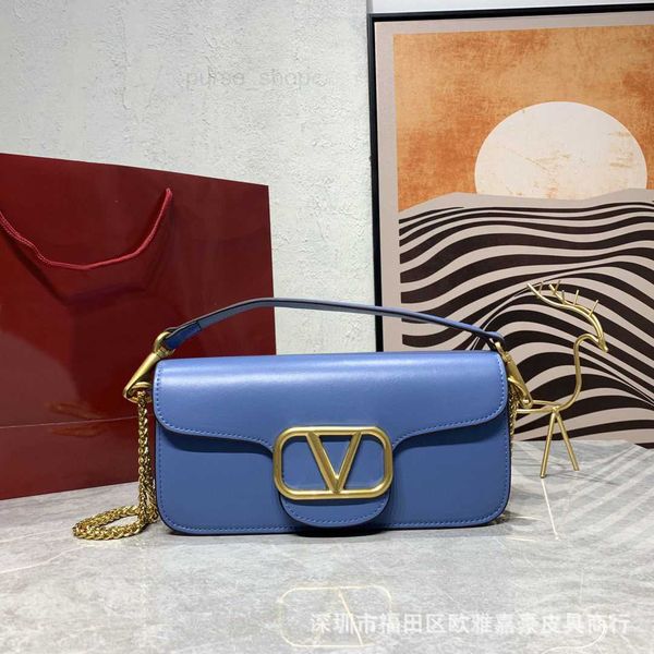 

new designer square evening bag chain classy valentinoes genuine style diagonal high-end underarm leather women's fashionable cross sma