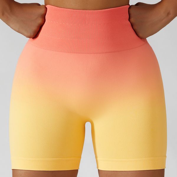 

womens shorts summer alphale high waist ombre short pants 230420, White;black