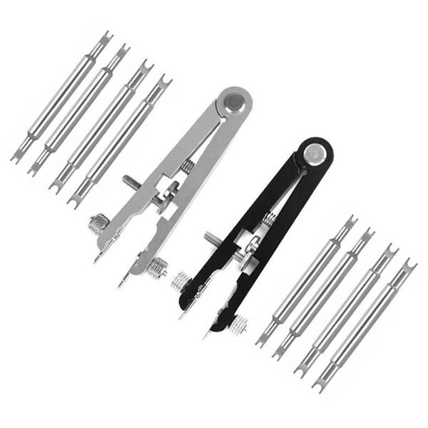

watches spring bar repair tool tweezer v-shaped disassembly dismantling with 8 pins 6825 strap band removal tools & kits233l