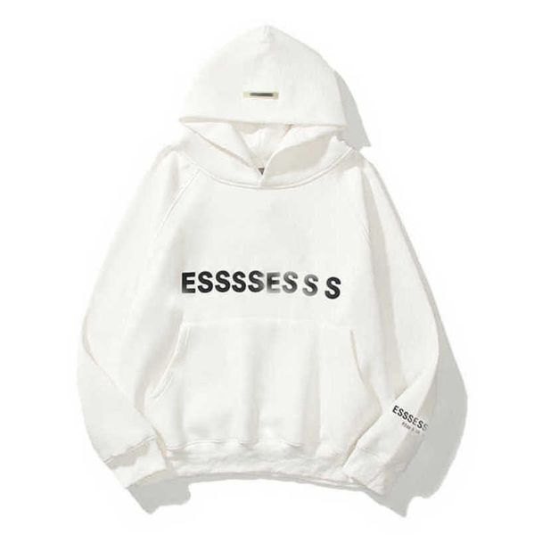 

men's fashion luxury sweatshirts ess tracksuits letter hoodies men women sportswear hooded pant coat sweater pullover couple hoodie ja, Black