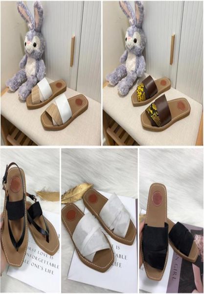 

women039s designer slippers scuffs summer flat canvas sandals beach slide slipper girls flip flops loafers beautiful embroidere5016118, Black