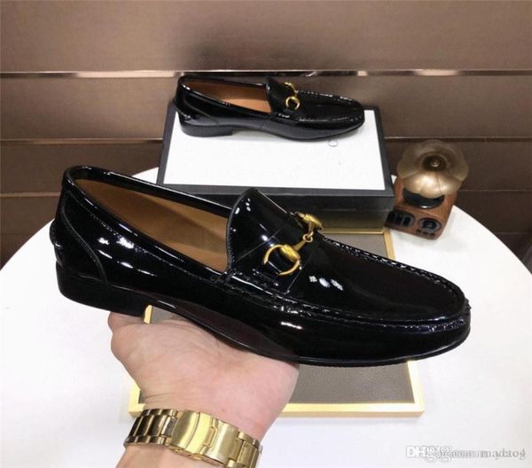 

men oxfords genuine leather men039s casual shoes luxury brand designer mens loafers moccasins business formal dress shoes plus 2795166, Black