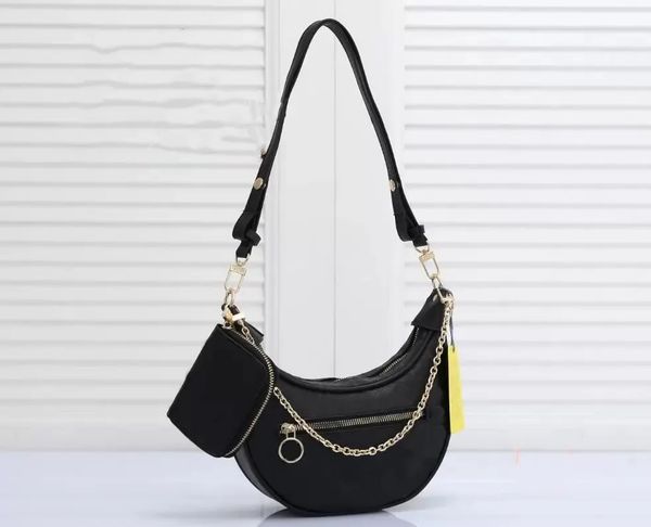 

mt designer bag women 2-piece set bags chain tote crescent-shaped crossbody shoulder handbag totes designers coin purse card holder mini bag