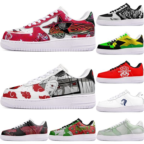 

DIY shoes winter comfortable autumn mens Leisure shoes one for men women platform lovely sneakers Classic cartoon graffiti trainers comfortable sports 1228