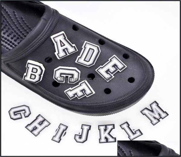 

shoe parts accessories shoes cartoon letters numbers croc charms for decorations buckcle clog charm b dhukm6505077, White;pink