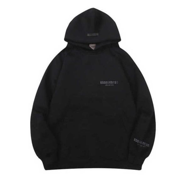 

luxury men's fashion sweatshirts ess tracksuits letter hoodies men women sportswear hooded pant coat sweater pullover couple hoodie ja, Black