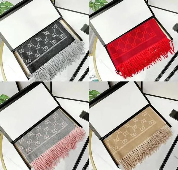 

fashion men's and women's designer scarf luxury letter cashmere scarves classic simplicity soft touch autumn and winter models war, Blue;gray