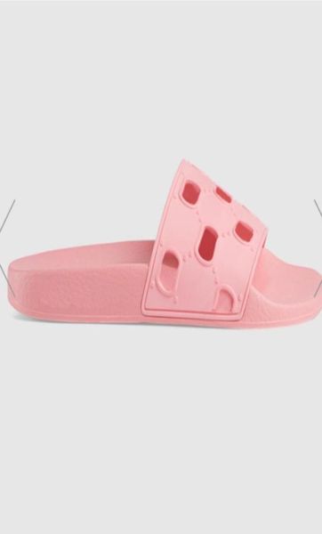 

prefall 2019 womens home travel causal flats slippers outdoor beach rubber slide sandals with cut out logo design size euro 35411202625, Black