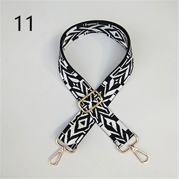 

nylon belt bag straps for women shoulder messenger bags adjustable wide strap parts for accesseries rainbow handbag chain female205j, Black