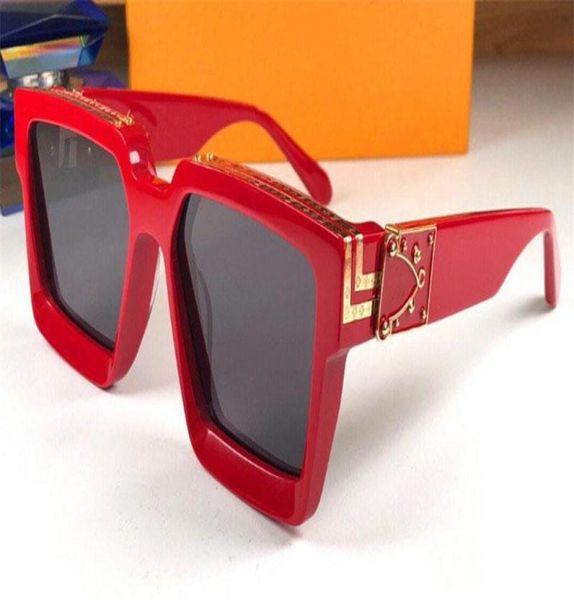 

2023 luxury millionaire m96006wn sunglasses full frame vintage designer sunglasses for men shiny gold logo sell gold plated to6360183, White;black