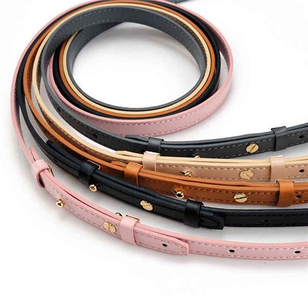 

1 5 125cm luxury adjustable crossbody strap replacement genuine leather backpack strap repair288c, Black