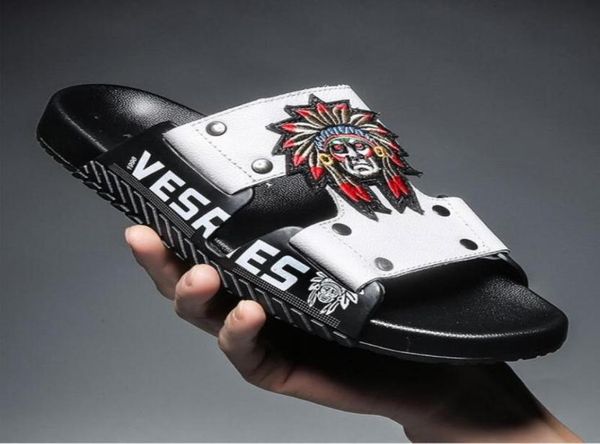 

genuine cow leather slippers couple indoor nonslip men women home fashion casual single shoes soft soles zapatos hombre t26260461, Black