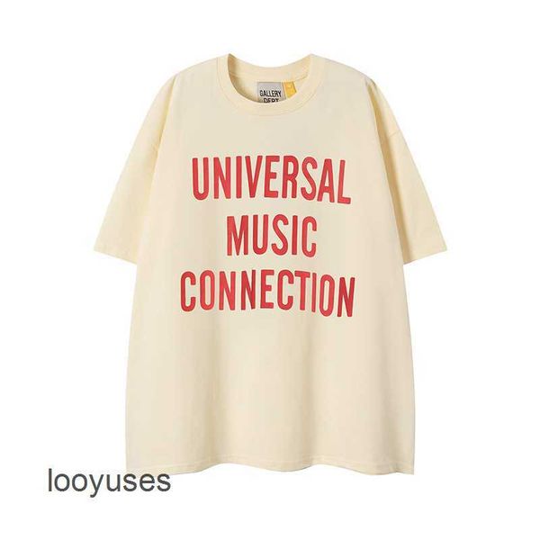 

fashion t shirt galleryes 2023 dept mens tshirts brand los angeles letter print hip hop large short sleeve t-shirt, White;black